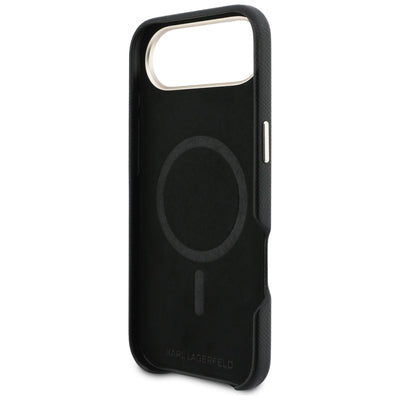 Karl Lagerfeld Karl Head Logo MagSafe Case for iPhone Air - Black