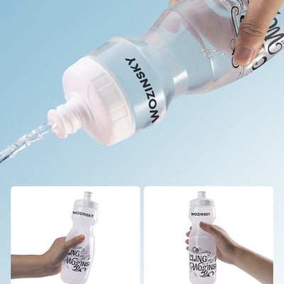 HBR-01 750ml bicycle bottle - transparent — Hurtel