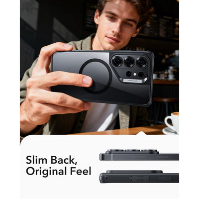 ESR Classic Hybrid MagSafe Case for Samsung Galaxy S26 Ultra - Clear Black