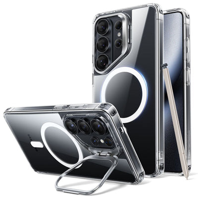 ESR Classic Hybrid Kickstand MagSafe Case for Samsung Galaxy S26 Ultra - Clear