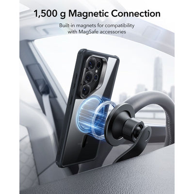 ESR Classic Hybrid Kickstand MagSafe Case for Samsung Galaxy S26 Ultra - Clear Black