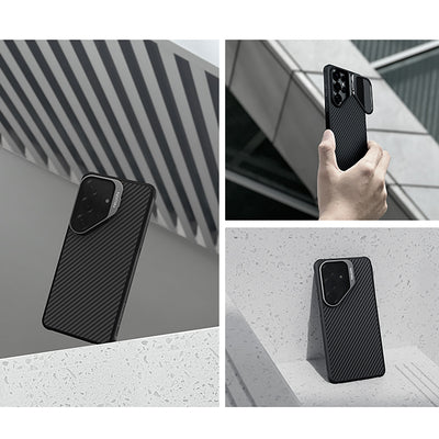 Nillkin CarboProp Magnetic Case with Camera Cover and Stand Compatible with MagSafe for Samsung S26 Ultra - Black