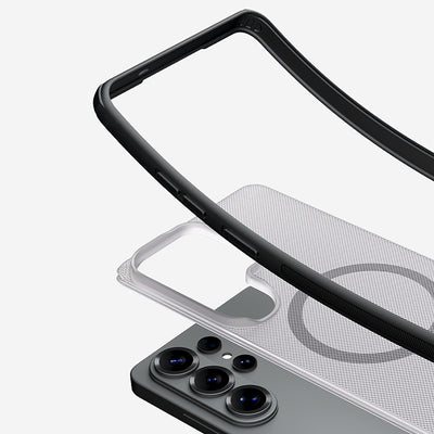 Nillkin Super Frosted Shield Pro Magnetic Case Compatible with MagSafe for Samsung Galaxy S26 Ultra - Translucent Black