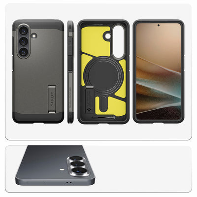 Spigen Tough Armor Mag MagSafe Case for Samsung Galaxy S26 - Gray