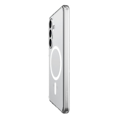 Spigen Ultra Hybrid Mag MagSafe Case for Samsung Galaxy S26 - Clear and White