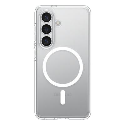 Spigen Ultra Hybrid Mag MagSafe Case for Samsung Galaxy S26 - Clear and White