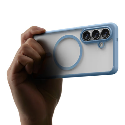 Spigen Ultra Hybrid Mag MagSafe Case for Samsung Galaxy S26 - Clear Blue