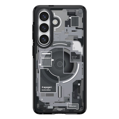 Spigen Ultra Hybrid Mag MagSafe Case for Samsung Galaxy S26 Zero One - Clear Black
