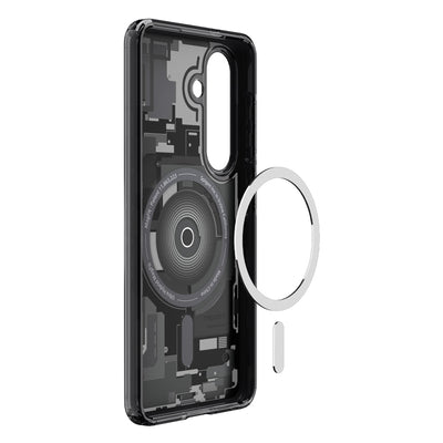 Spigen Ultra Hybrid Mag MagSafe Case for Samsung Galaxy S26+ Zero One - Clear Black