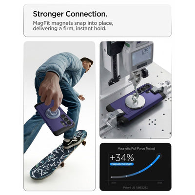 Spigen Tough Armor Mag MagSafe Case for Samsung Galaxy S26 Ultra - Purple