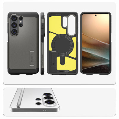 Spigen Tough Armor Mag MagSafe Case for Samsung Galaxy S26 Ultra - Gray