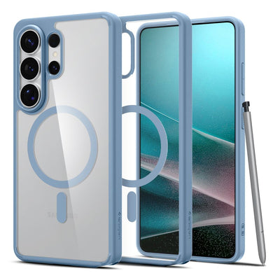 Spigen Ultra Hybrid Mag MagSafe Case for Samsung Galaxy S26 Ultra - Clear Blue