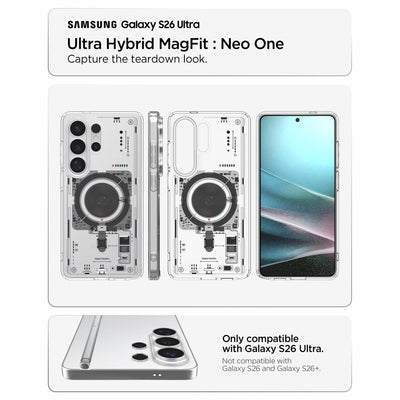 Spigen Ultra Hybrid Mag MagSafe Case for Samsung Galaxy S26 Ultra Neo One - Transparent