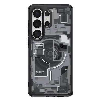 Spigen Ultra Hybrid Mag MagSafe Case for Samsung Galaxy S26 Ultra Zero One - Clear Black