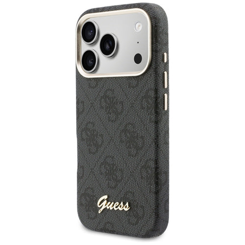 Guess 4G Script MagSafe case for iPhone 17 Pro Max - black