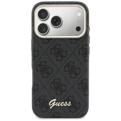 Guess 4G Script MagSafe case for iPhone 17 Pro Max - black