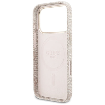 Guess 4G Script MagSafe Case for iPhone 17 Pro Max - Pink