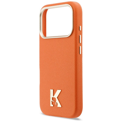 Karl Lagerfeld Karl Head Logo MagSafe Case for iPhone 17 Pro Max - Orange