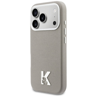 Karl Lagerfeld Karl Head Logo MagSafe Case for iPhone 17 Pro - Gray
