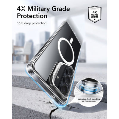 ESR Classic Hybrid Kickstand MagSafe Case for Samsung Galaxy S26+ - Transparent