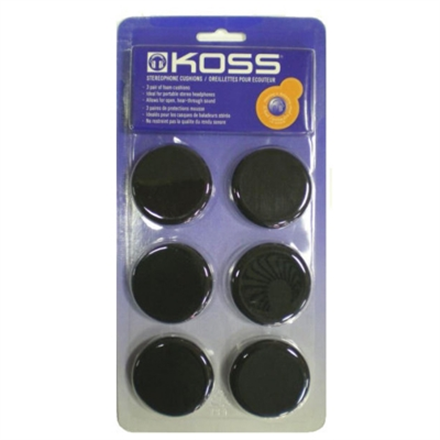 Koss | PORTCUSH Replacement cushion for stereophones | No | Black