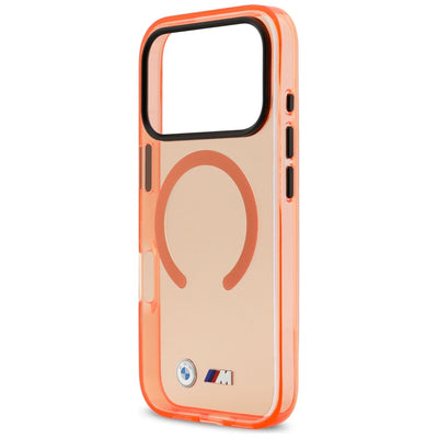 BMW M IML Metal Logos MagSafe Case for iPhone 17 Pro Max - Pro Orange