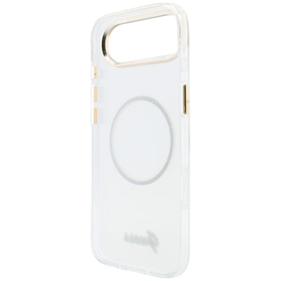 Guess IML Gradient Script Metal MagSafe Case for iPhone Air - White