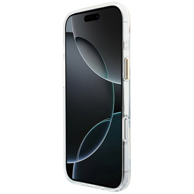 Guess IML Script Metal MagSafe Case for iPhone Air - Clear