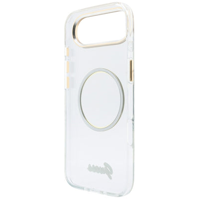 Guess IML Script Metal MagSafe Case for iPhone Air - Clear