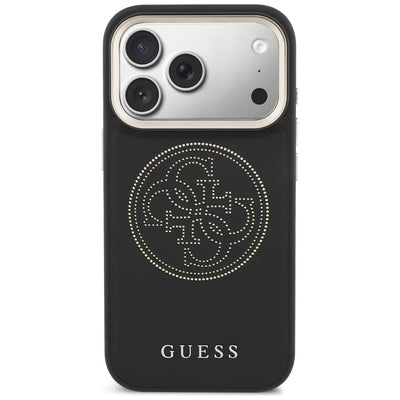 Guess Perforated 4G MagSafe case for iPhone 17 Pro - black