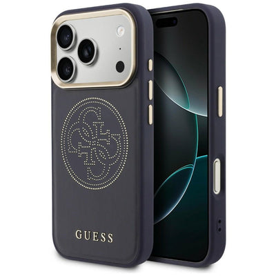Guess Perforated 4G MagSafe case for iPhone 17 Pro Max - blue