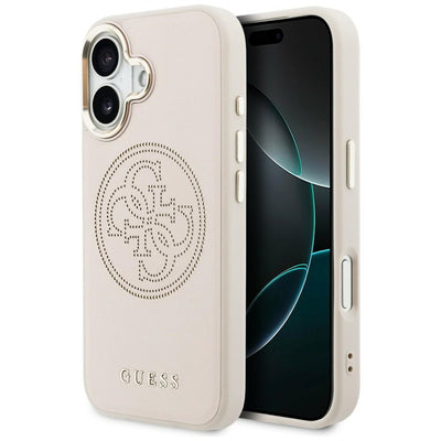 Guess Perforated 4G MagSafe Case for iPhone 17 - Pink