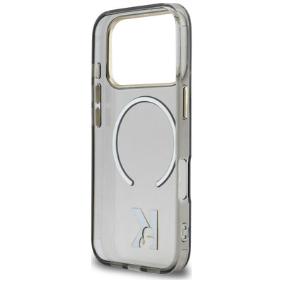 Karl Lagerfeld IML K Head Logo MagSafe Case for iPhone 17 Pro Max - Black