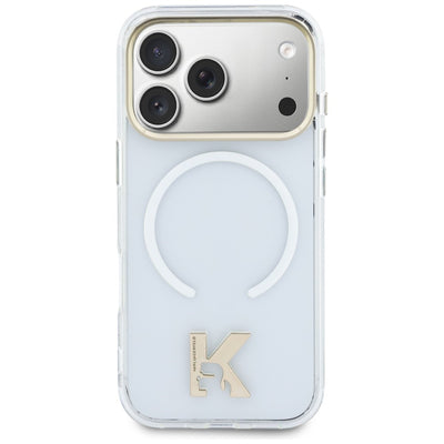 Karl Lagerfeld IML K Head Logo MagSafe Case for iPhone 17 Pro - Clear