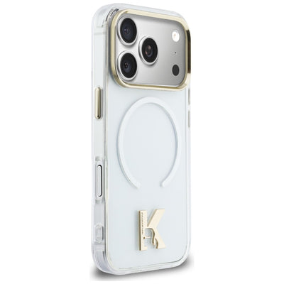 Karl Lagerfeld IML K Head Logo MagSafe Case for iPhone 17 Pro - Clear