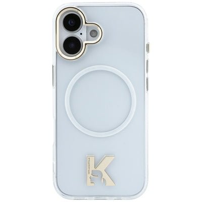 Karl Lagerfeld IML K Head Logo MagSafe Case for iPhone 17 - Clear