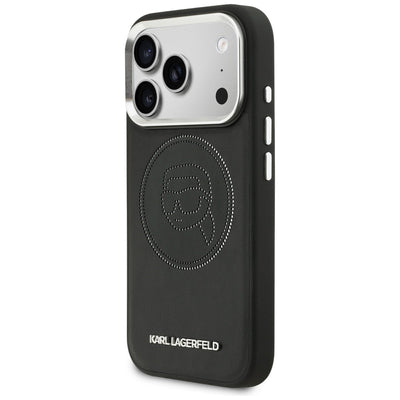 Karl Lagerfeld K Head Point Logo MagSafe Case for iPhone 17 Pro - Black