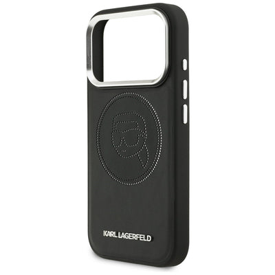 Karl Lagerfeld K Head Point Logo MagSafe Case for iPhone 17 Pro - Black