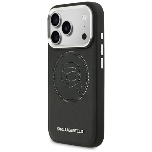 Karl Lagerfeld K Head Point Logo MagSafe Case for iPhone 17 Pro Max - Black