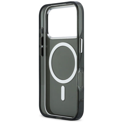 Karl Lagerfeld Karl &amp; Choupette Back MagSafe Case for iPhone 17 Pro Max - Black