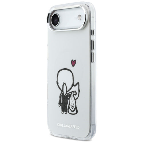 Karl Lagerfeld Karl &amp; Choupette Back MagSafe Case for iPhone Air - Clear