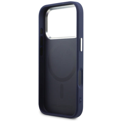 Etui Karl Lagerfeld Karl RSG Logo MagSafe na iPhone 17 Pro - niebieskie