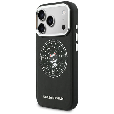 Karl Lagerfeld Point &amp; Choupette Sketch MagSafe Case for iPhone 17 Pro - Black