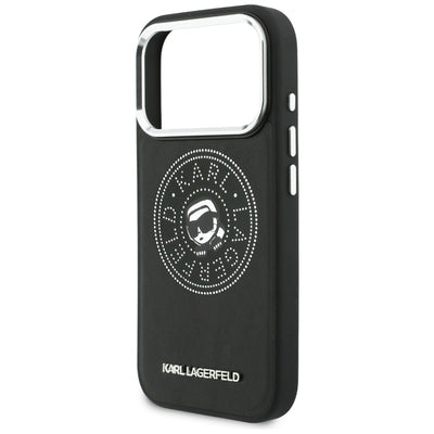 Karl Lagerfeld Point &amp; Karl Sketch MagSafe Case for iPhone 17 Pro Max - Black