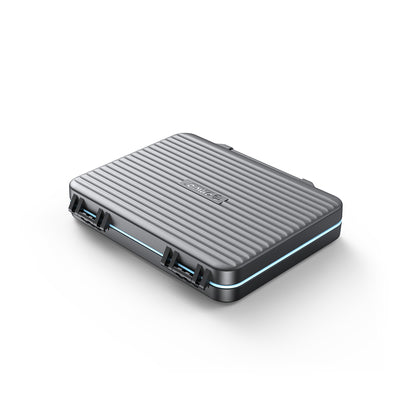 Orico PHCD Case for Memory Cards and Data Media Black 2.5" SSD 2.5" HDD M.2 SSD SD Micro SD CompactFlash Card Reade
