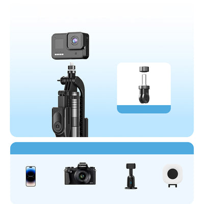 Selfie stick Orico SPM215 tripod 1/4" for phone camera with 360-degree rotation Bluetooth 5.2 - black