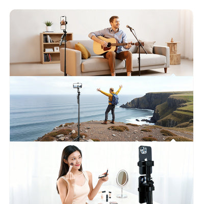 Selfie stick Orico SPM215 tripod 1/4" for phone camera with 360-degree rotation Bluetooth 5.2 - black