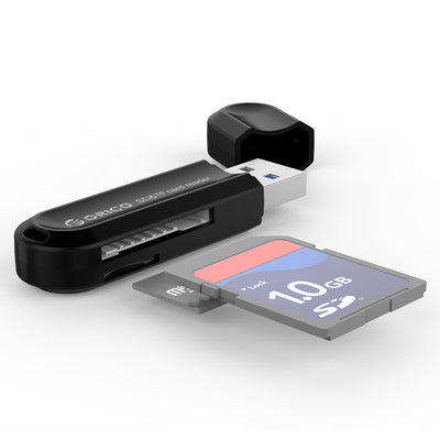 Orico CRS21 USB 3.0 SD and microSD memory card reader - black