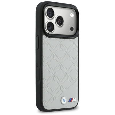 BMW M Shape Logo MagSafe Case for iPhone 17 Pro Gray
