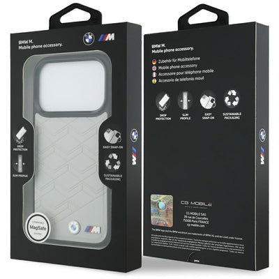BMW M Shape Logo MagSafe Case for iPhone 17 Pro Gray